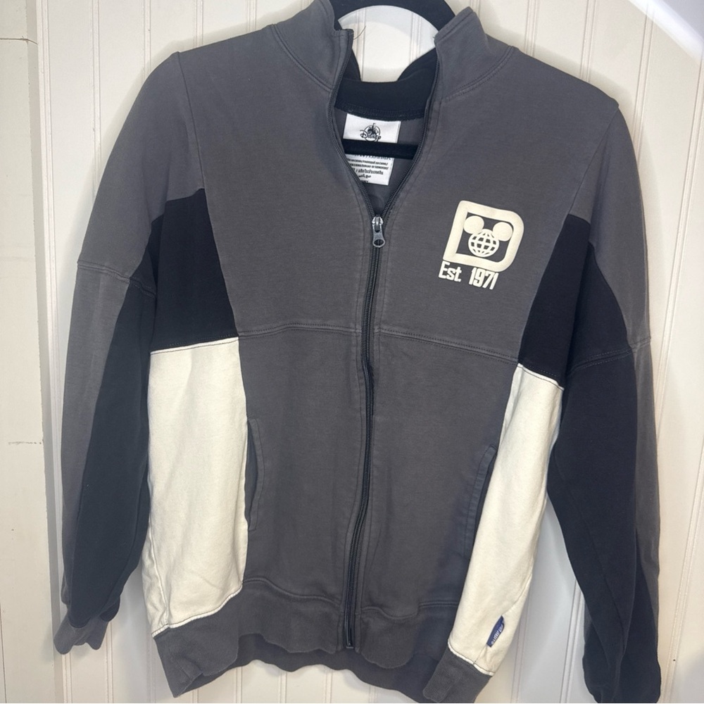 Disney Spirit Jersey Jacket Men’s Small  Walt Disney World Mickey Colorblock